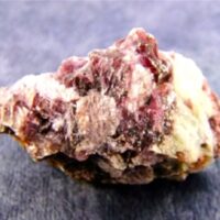 Rubellite in Matrix Rough Crystal Specimen