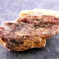Rubellite in Matrix Rough Crystal Specimen