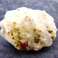 Ruby in Feldspar Rough Crystal Specimen