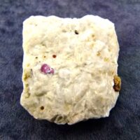 Ruby in Feldspar Rough Crystal Specimen