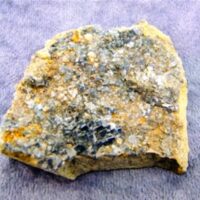 Blue Quartz Crystal Formations on Matrix