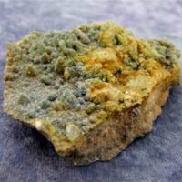 Iron Pyrite Formations on Calcite Matrix