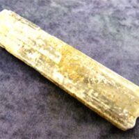 Selenite/Satin Spar Surface Etched Stick Specimen