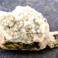 Nail Head' Calcite Druze Specimen with Pyrite Inclusions