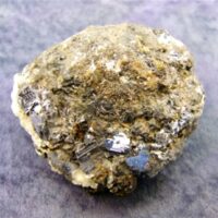 Galena with Quartz & Speculrite Rough Crystal Specimen