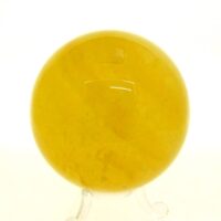 Honey Calcite Sphere