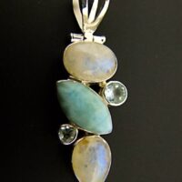 One Off 925 Silver Designer Pendant