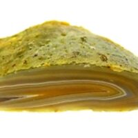 Agate Nodule Section with Polished Cut Face