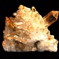 Tangerine Quartz Cluster Specimen