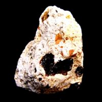 Fire Opal Crystals in Matrix Specimen