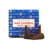 Nag Champa Dhoop Cones (12 Cones with Stand)