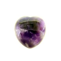 Amethyst Mini Puff Heart