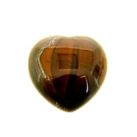 Red Tigerseye Mini Puff Hearts