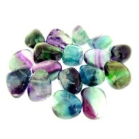 Rainbow Fluorite Polished Tumble Stones