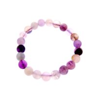 Plain Power Bead Bracelets in Fluorite (No Toggle)