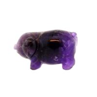 Carving Of A Pig in Amethyst