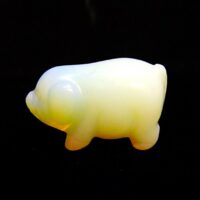 Carving Of A Piglet in Opalite