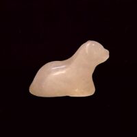 Seal Carving in Rose Quartz