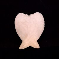 Angel Wings Carving in Rose Quartz