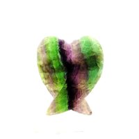 Angel Wings Carving in Fluorite