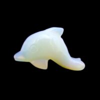 Dolphin Figure Carved in Opalite
