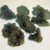 Blue Quartz with Tourmaline Crystal Specimens