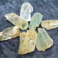 Blue/Green Heliodor Crystal Chips (Large Size)