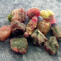 Red Tourmaline Crystal Specimens