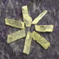 Hiddenite Rough Crystal Chips