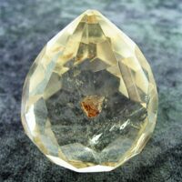 Quartz Faceted Egg