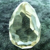 Quartz Faceted Egg
