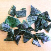 Green Goldstone Rough Chips