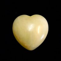 Large New Jade Puff Heart