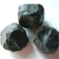 Onyx Black Cobbed Rock Specimens