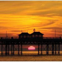 Mid Summer Sunset' by Danny Hickling Super Sized A5 Art Print