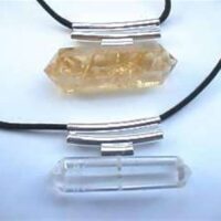 Double Terminated Crystal on Cord