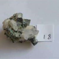 Tourmaline and Quartz Specimen 3cm x 4.5cm Across